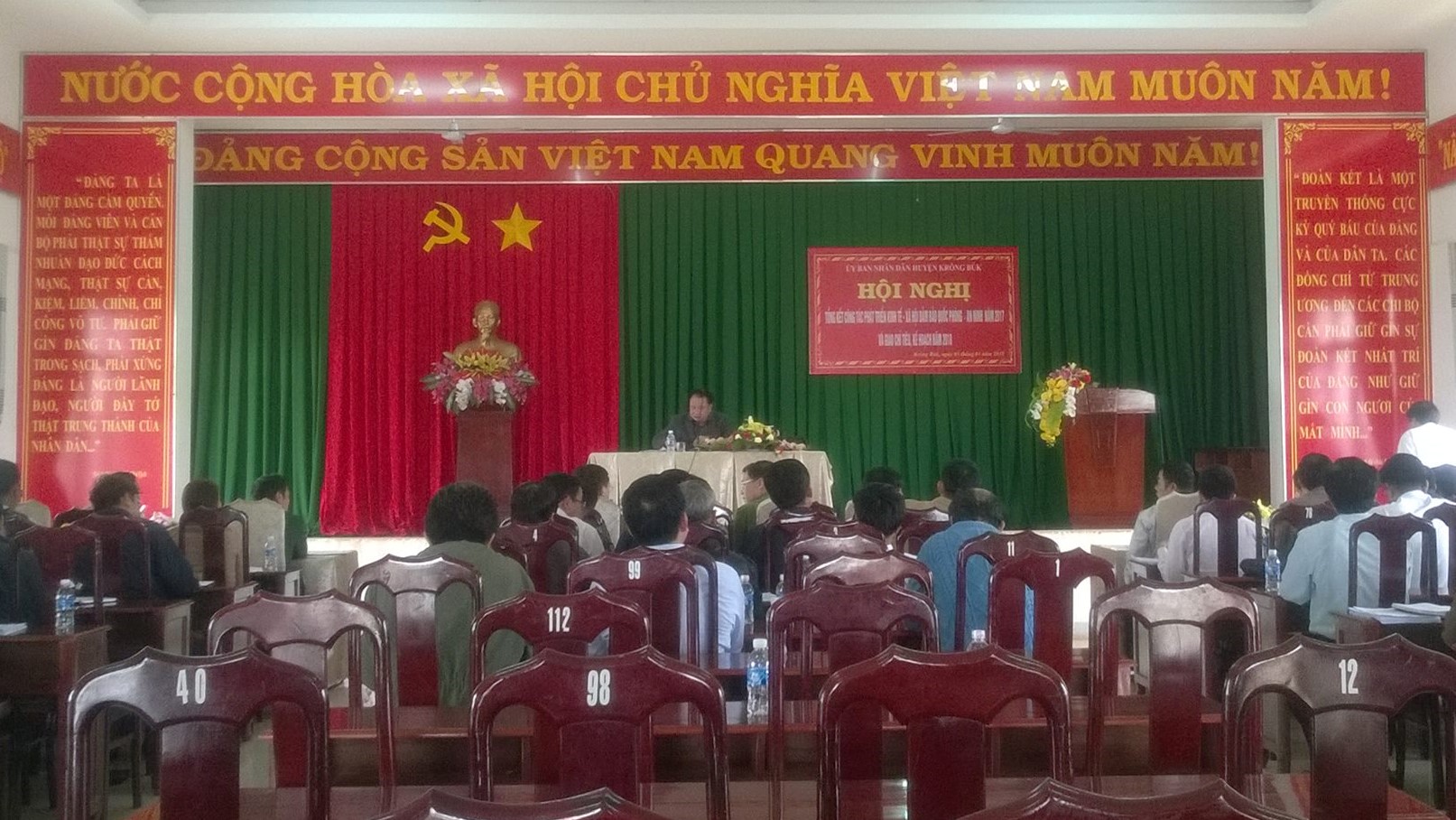 UBND huyện Krông Búk tổng kết thực hiện nhiệm năm 2017 triển khai, nhiệm vụ năm 2018